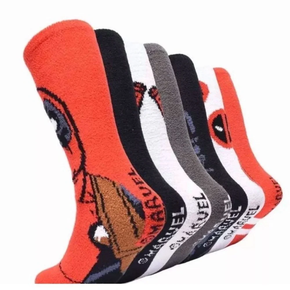 Marvel Deadpool Character Socks - men’s size 6-12